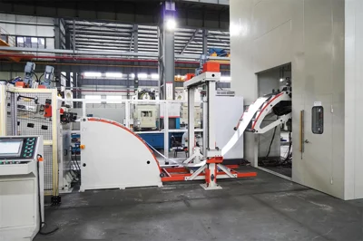 Split Uncoiling and Leveling Servo Feeding Line