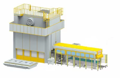 Magnetic Blank Stacking System