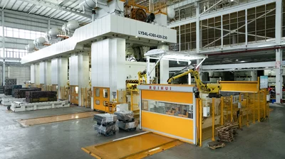 Robot Loading‑Unloading Replaces Manual Operation Safety‑Improvement Solution for Large‑Size Stamped Parts