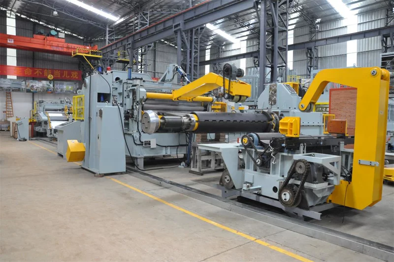 Split Uncoiling and Leveling Servo Feeding Line