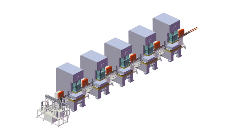 Independent Manipulator Stamping Production Line