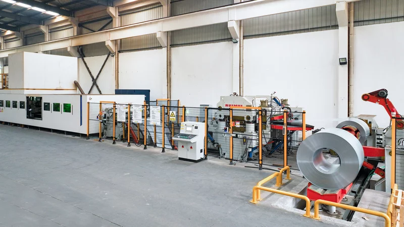 Coil-Fed Laser Blanking Line