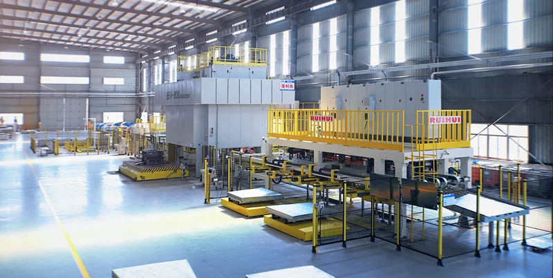 Cover Part Uncoiling and Blanking Magnetic Stacking Production Line